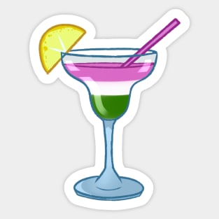 Genderqueer cocktail #5 Sticker